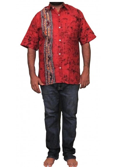 Batik Red Shirt
